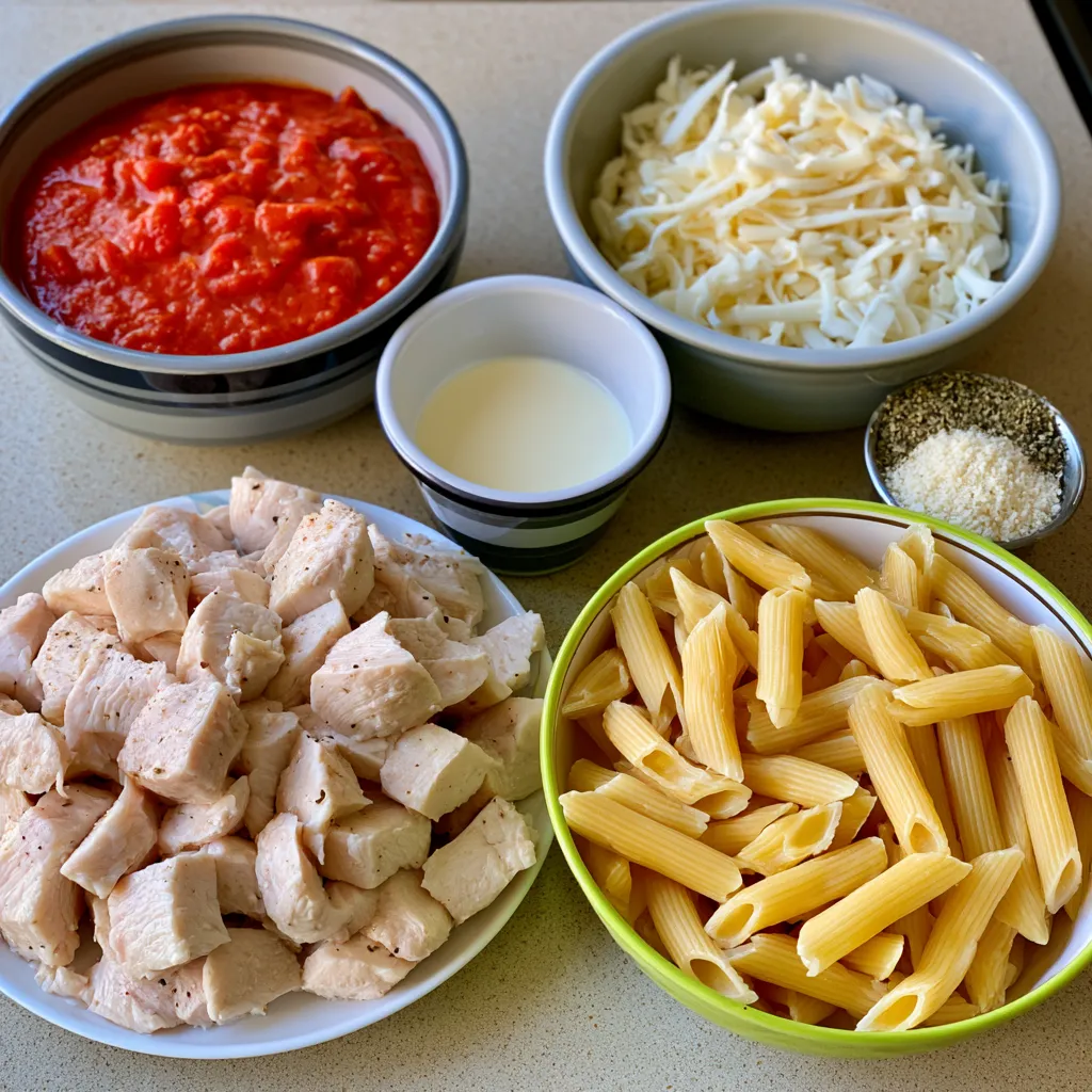 marry me chicken pasta bake