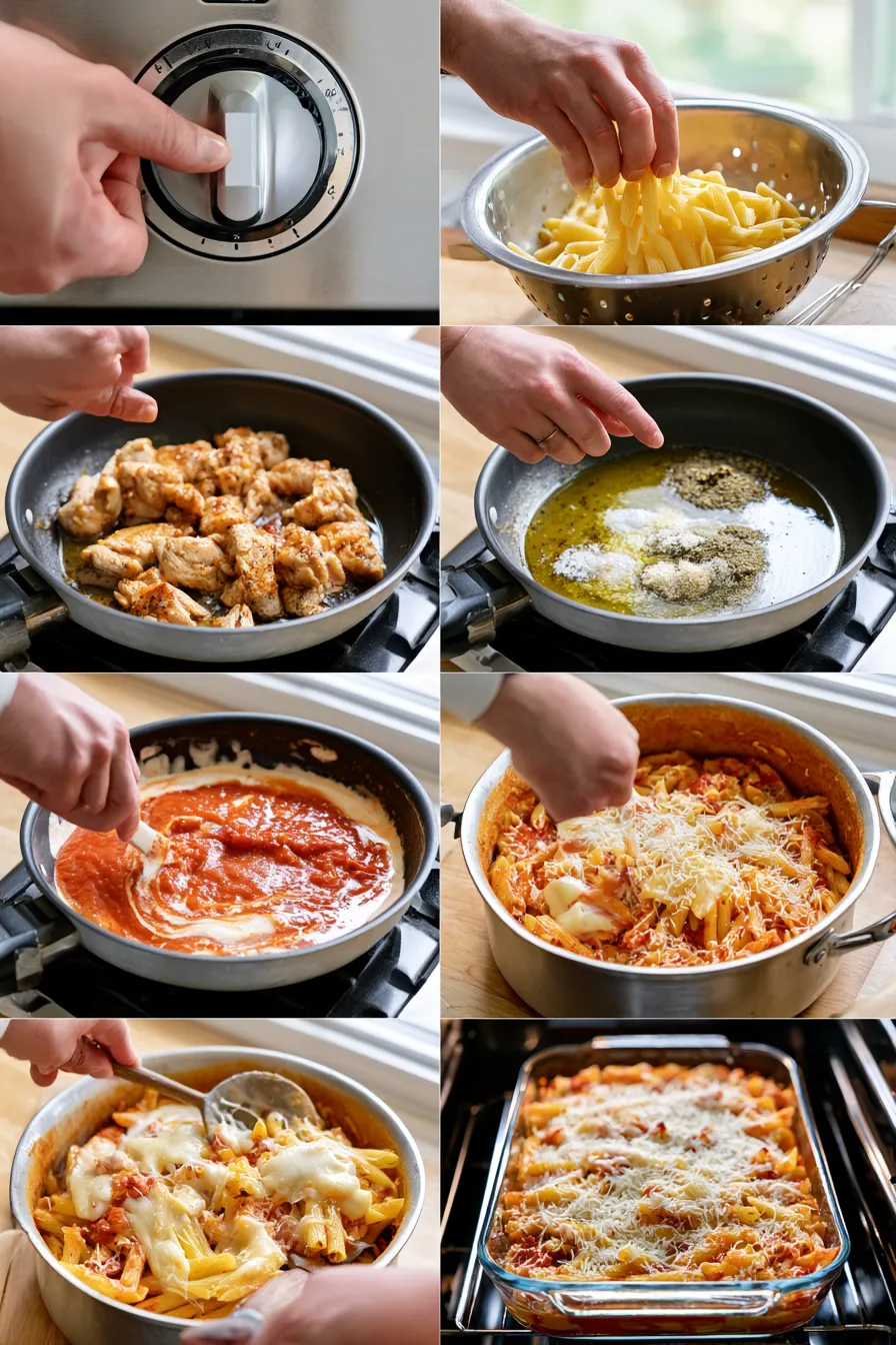 marry me chicken pasta bake