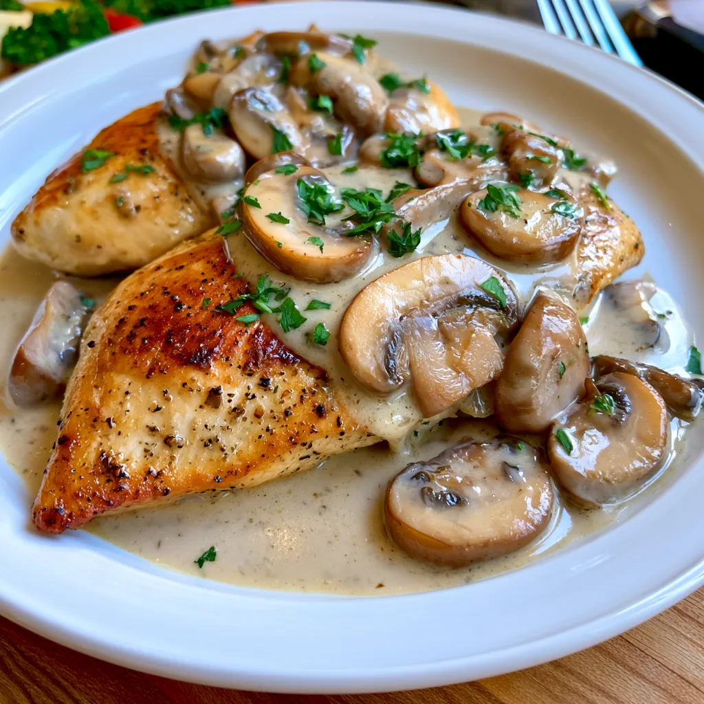 mushroom chicken