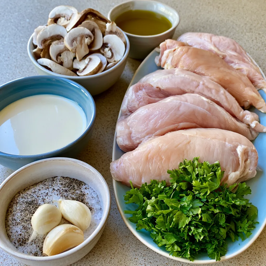 mushroom chicken