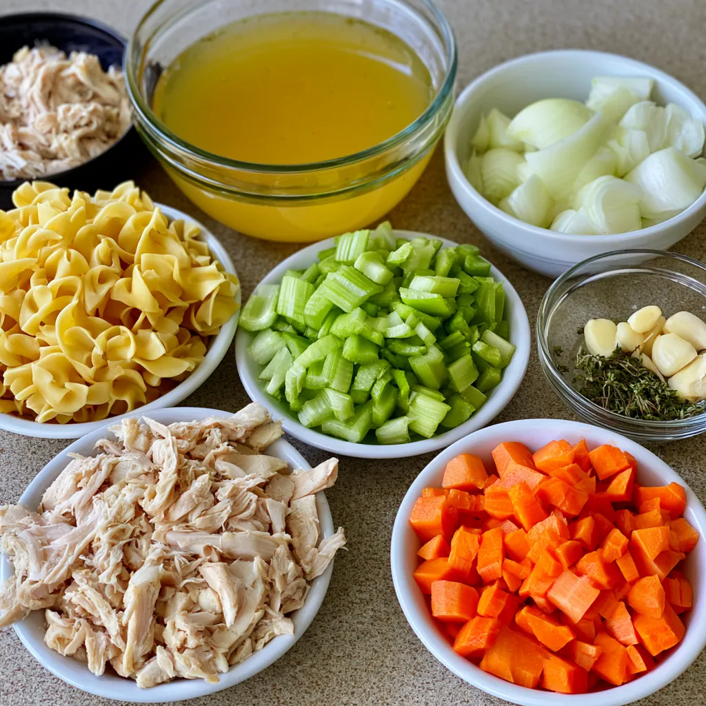 rotisserie chicken noodle soup