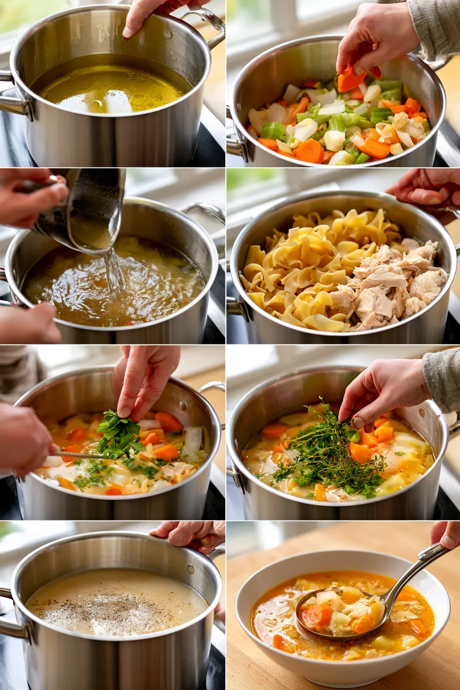rotisserie chicken noodle soup