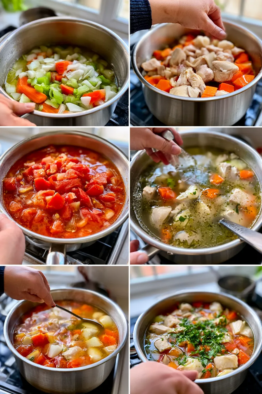 sicilian chicken soup