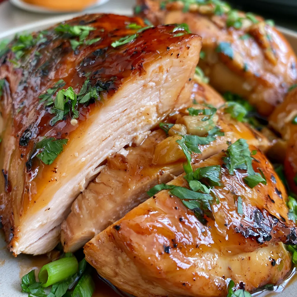 slow cooker honey garlic chicken