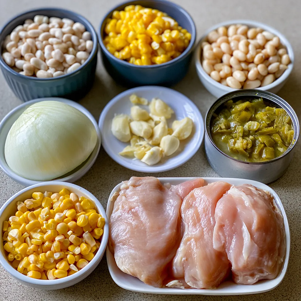 southwest creamy white chicken chili