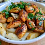 sticky smoky garlic butter chicken pasta